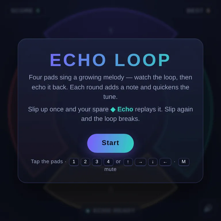 Echo Loop browser game preview