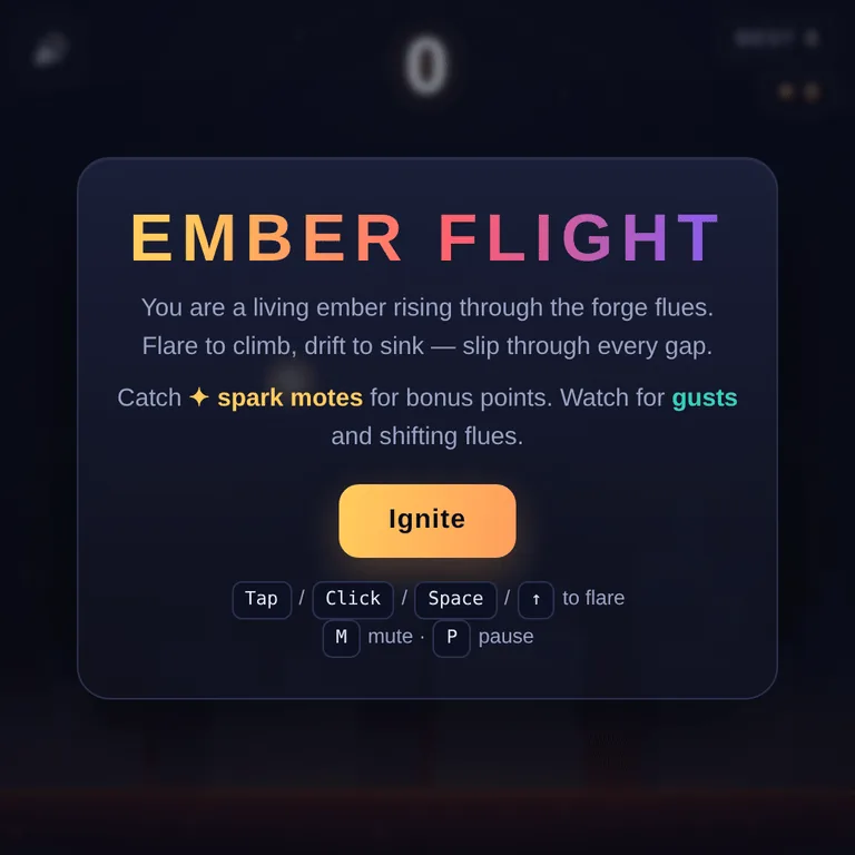 Ember Flight browser game preview