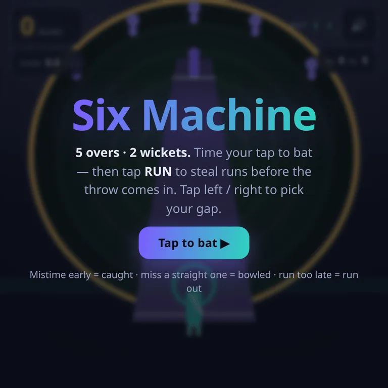 Six Machine browser game preview