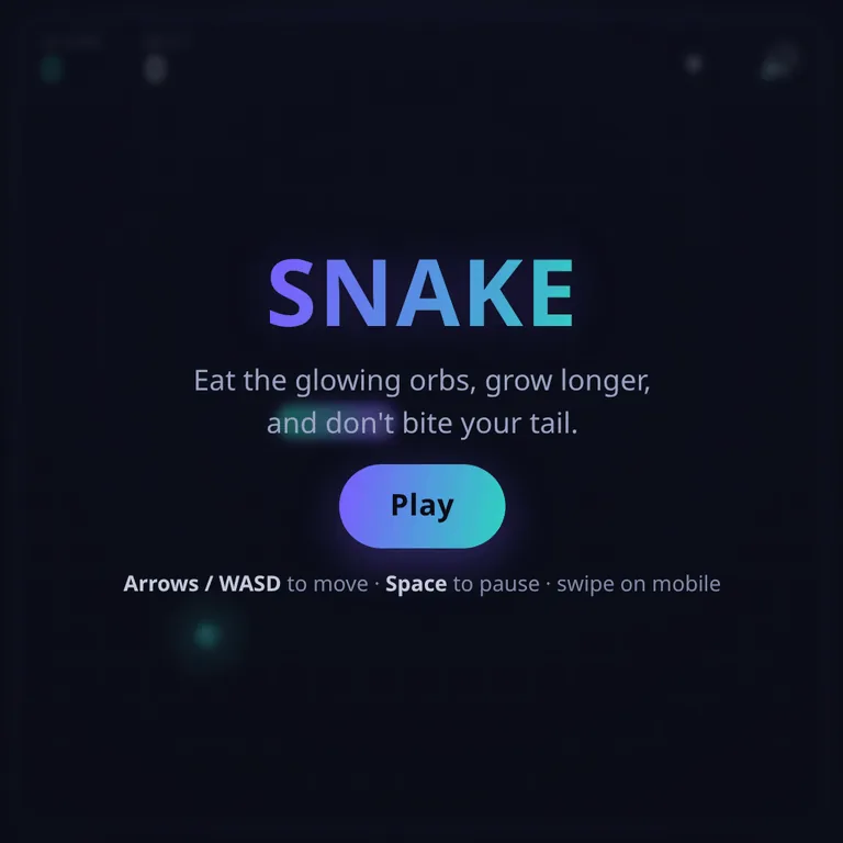 Snake browser game preview