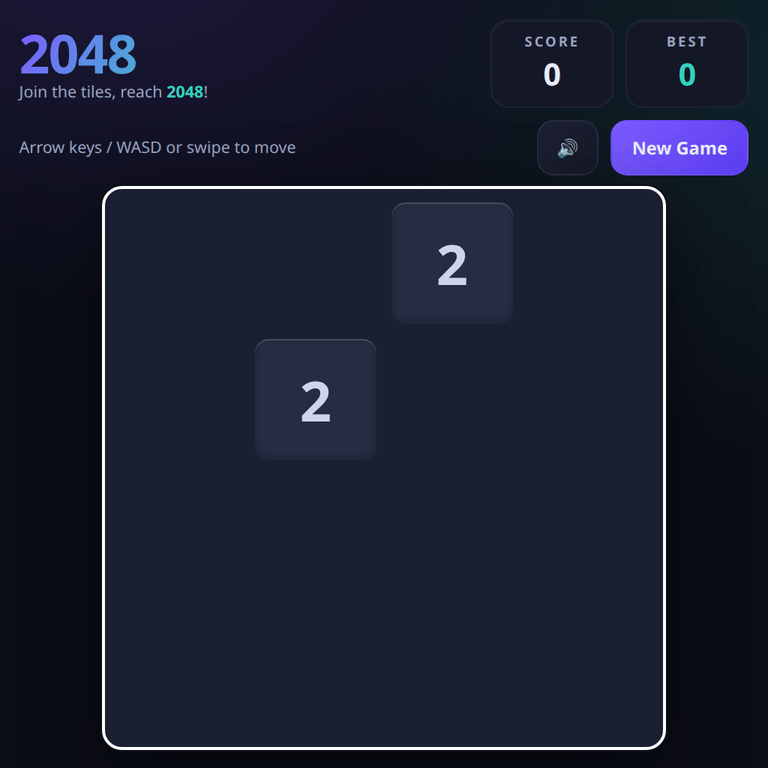 2048 browser game cover