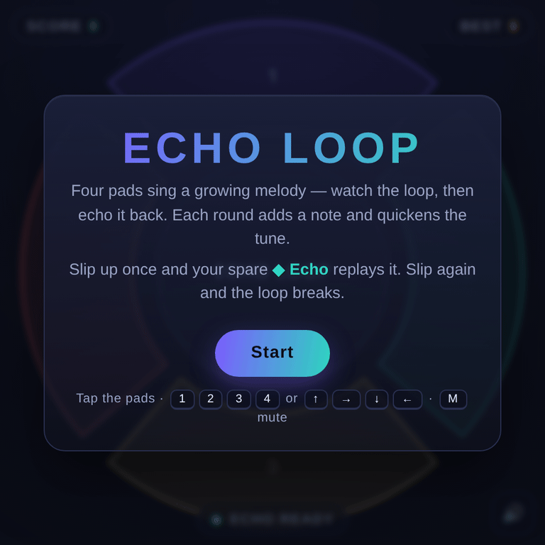 Echo Loop browser game cover