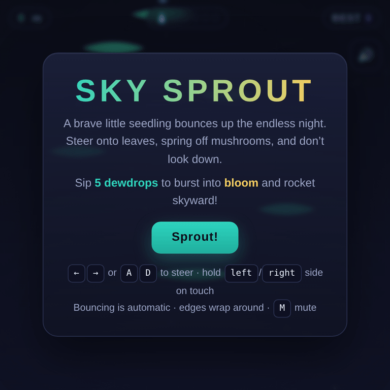 Sky Sprout browser game cover