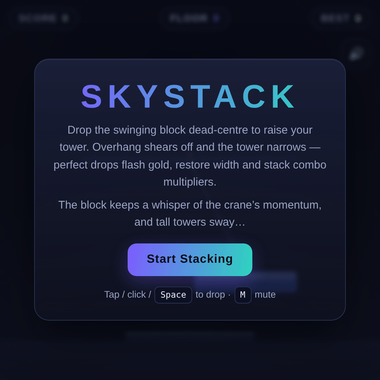 Skystack browser game cover